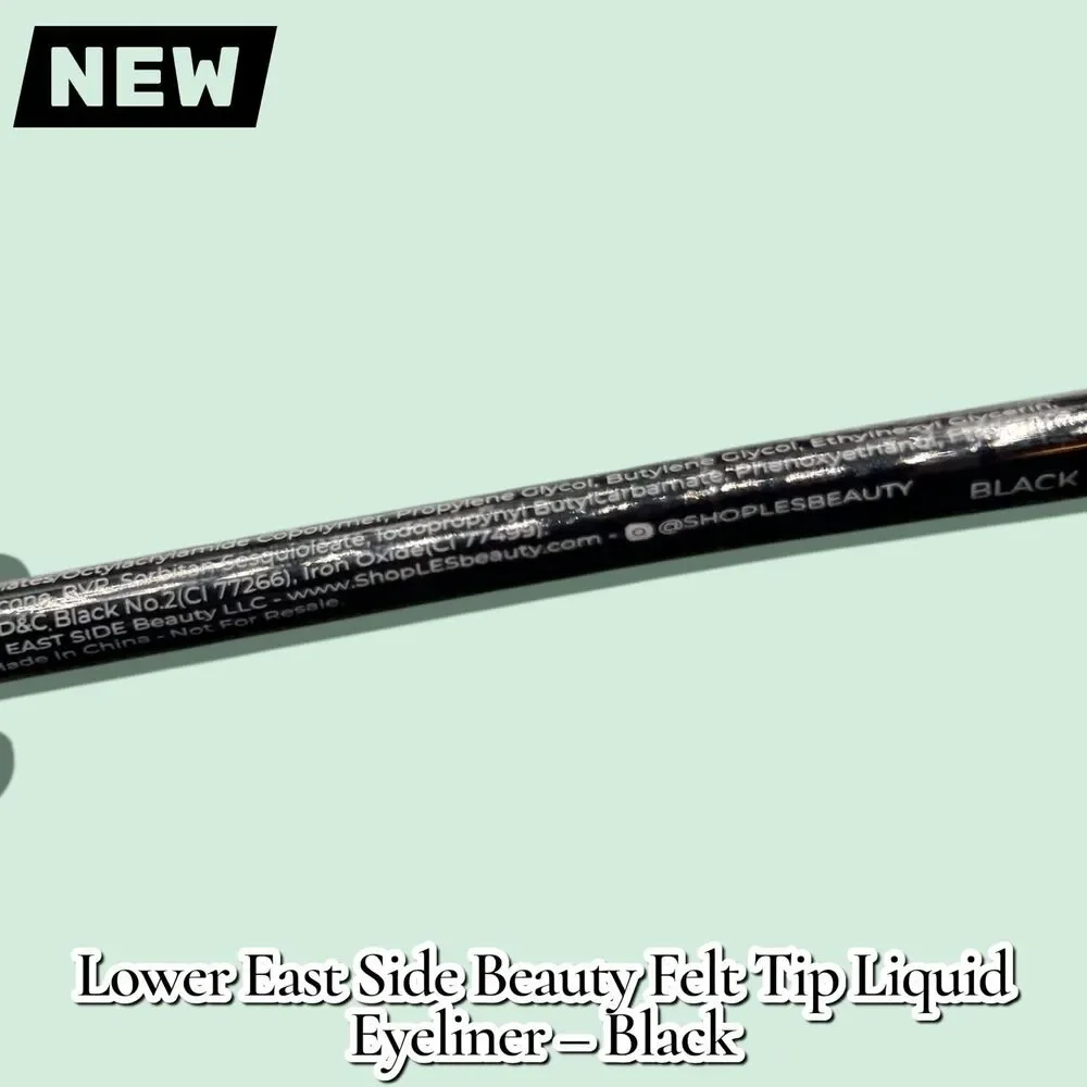 New Lower East Side Beauty Felt Tip Liquid Eyeliner Makeup – Black
